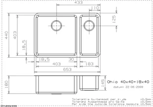 Reginox Ohio B09H5LLU08GDS - Zlewozmywaki - miniaturka - grafika 2