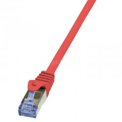 LogiLink Patchcord CAT.6A S/FTP 3m czerwony CQ3064S - Patchcordy - miniaturka - grafika 3