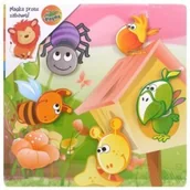 Puzzle - Brimarex Drewno Ukł. 3D magnetyczna ptaki owady ZAREK041771 - miniaturka - grafika 1