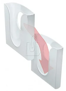 Leitz Półka wisząca na katalogi przezroczysta 54010002 - Pudła i kartony archiwizacyjne - miniaturka - grafika 2