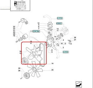 CNH WENTYLATOR 81868399 - Części i akcesoria do maszyn rolniczych CNH WENTYLATOR 81868399 - Części i akcesoria do maszyn rolniczych - miniaturka - grafika 1
