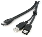 Kable USB - STARTECH.COM Startech.COM esatausbmm3 eSATA/USB A power eSATA Cable (91 cm) - miniaturka - grafika 1