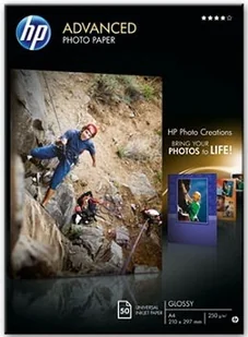 HP Papier ADVANCED FOTO BŁYSZCZĄCY A4 (50ARK) [250G] Q8698A - Papier do drukarek - miniaturka - grafika 2