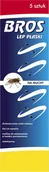 Preparaty na chwasty i szkodniki - Bros , lep na muchy płaski 5szt. - miniaturka - grafika 1