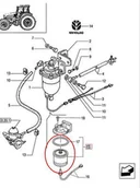 Części i akcesoria do maszyn rolniczych - FILTR PALIWA NEW HOLLAND 84217953 - miniaturka - grafika 1