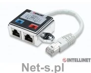 Intellinet Intellinet Rozdzielacz RJ45x2 ekranowany 504195 - Wtyczki i adaptery - miniaturka - grafika 5
