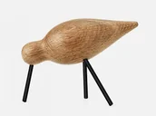 Figurki dekoracyjne - Normann Copenhagen Figurka Dekoracyjna Shorebird Średnia czarna 100158 - miniaturka - grafika 1
