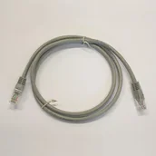 Kable miedziane - Value Patchcord RJ-45, kat.6, U/UTP, szary - 3m (21.99.0903) - miniaturka - grafika 1