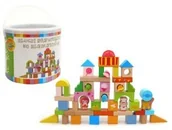 Klocki - Brimarex Drewno Drewniane KLOCKI 245738 - miniaturka - grafika 1