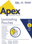Fellowes Folia do laminowania błyszcząca A4 75 - 80 mic /100szt APEX 600 - Folie do laminatora - miniaturka - grafika 2