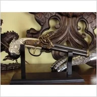 Repliki - broń - Denix TRZYLUFOWY WŁOSKI PISTOLET SKAŁKOWY - miniaturka - grafika 1