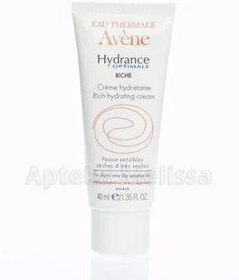 Avene Hydrance Optimale Riche Krem do skóry suchej i wrazliwej 40ml - Kremy do twarzy - miniaturka - grafika 5