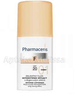 Pharmaceris f delikatny fluid intensywnie kryjący o przedłużonej trwałości spf 20 bronze 01 kość słoniowa - Podkłady do twarzy - miniaturka - grafika 9