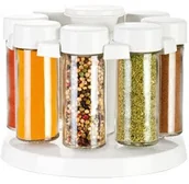 Pojemniki na przyprawy - Tescoma Pojemniki do przypraw na obrotowym stojaku SEASON 8 szt., białe 657026 - miniaturka - grafika 1