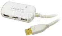 Logilink Repeater USB 2 0 12m z Hubem 4 portowym (UA0108) - Huby USB - miniaturka - grafika 4