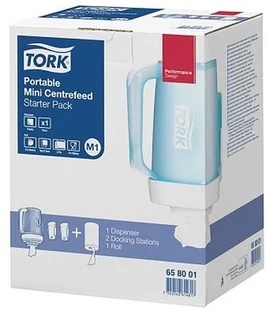 Tork przenośny Dozownik mini do ręczników w roli z wkłademNr art. 658001 - Dozowniki papieru i mydła dla firm - miniaturka - grafika 2