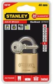 Kłódki - Stanley KŁÓDKA Mosiężna (40 MM) - miniaturka - grafika 1