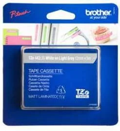 Brother strefadrukarek.pl Taśma TZe-MQL35 12mm x 5m jasnoszara biały nadruk - zamiennik | OSZCZĘDZAJ DO 80% - ZADZWOŃ! PROMOCJA! TZE-MQL35 - Etykiety do drukarek - miniaturka - grafika 4