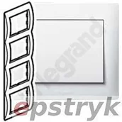 Klawisze i ramki - Legrand SISTENA LIFE Ramka ARCTIC poczwórna pionowa 771008 - miniaturka - grafika 1
