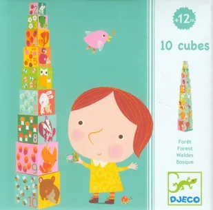 Djeco W LESIE piramida z pudełek DJ08507 - Zabawki interaktywne dla dzieci - miniaturka - grafika 3