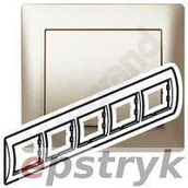 Klawisze i ramki - Legrand SISTENA LIFE Ramka TITAN pięciokrotna pozioma 771405 - miniaturka - grafika 1