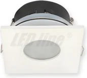 Oprawy, klosze i abażury - LED line Oprawa Oprawa LED halogenowa wodoodporna stała kwadratowa kolor biały (245374) - miniaturka - grafika 1