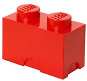 Pojemniki na zabawki - Lego Pojemnik 2 Czerwony - miniaturka - grafika 1