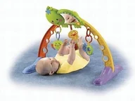Maty edukacyjne - Fisher Price Muzyczny przyrząd gimnastyczny z żółwiem - miniaturka - grafika 1