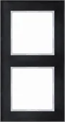 Klawisze i ramki - Jung A CREATION SZKŁO CZARNE Ramka X2 AC582GLSW - miniaturka - grafika 1