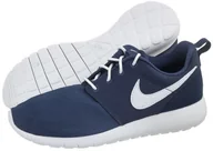 Buty sportowe damskie - Nike Roshe One GS 599728-416 (NI633-b) granatowy - miniaturka - grafika 1