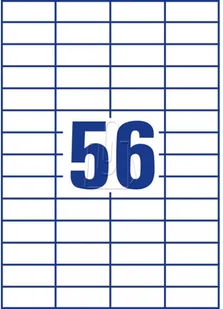 Avery Zweckform 3668 Trwałe etykiety uniwersalne A4 100 ark./op. 52,5 x 21,2 mm białe Zweckform - Etykiety do drukarek - miniaturka - grafika 4