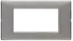 Klawisze i ramki - Vimar Ramka 4M popiół połysk 14654.40 - miniaturka - grafika 1