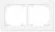 Karlik Deco Biały Ramka x2 DR-2 - Klawisze i ramki - miniaturka - grafika 2