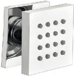 OMNIRES Dysza boczna natynkowa, chrom J09 - Akcesoria do armatury i ceramiki - miniaturka - grafika 2