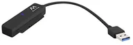 Kable USB - Ewent adapter konwerter kabel USB 3.0/Gen 1 (3.1) do SATA i/II/III 6,3 cm SSD/HDD-Black EW7017 - miniaturka - grafika 1