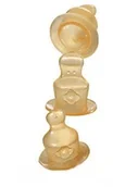 Smoczki do butelek - NIP Lateksowy smoczek do butelki z zaworem rozm. 2 (mleko) 33005 - miniaturka - grafika 1