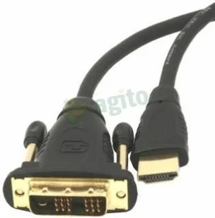 Gembird Kabel do monitora HDMI/DVI-DM (18+1)3 m CC-HDMI - DVI-10 (CC-HDMI-DVI-10) - Kable komputerowe i do monitorów - miniaturka - grafika 2