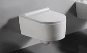 Miski WC - Bathco Elba biała + deska wolnoopadająca 4529UF - miniaturka - grafika 1