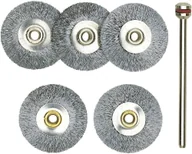 Materiały ścierne - Proxxon Micromot Zestaw szczotek tarczowych stalowych 5 szt. (28952) - miniaturka - grafika 1