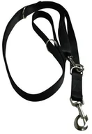 Smycze dla psów - Chaba Smycz taśmowa regulowana kolor czarny 20mm 260cm - miniaturka - grafika 1