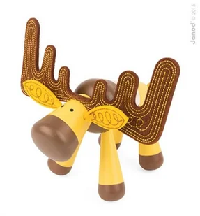 Janod Łoś do składania Baby Forest, J08194 - Zabawki i gry sportowe - miniaturka - grafika 3