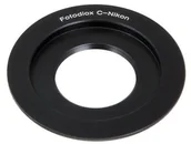 Tulejki, adaptery, redukcje do aparatów - Fotodiox LENS Mount Adapter, C-MOUNT Movie Lens to Nikon F-AS D7200, D5000, D3000, D300S i wyszukiwania Mount Camera D90 DX C-Mount Nikon - miniaturka - grafika 1