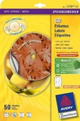 Pudełka i akcesoria na płyty CD - AVERY Zwecform Etykiety na płyty CD/DVD SUPERSIZE 117 mm, 2 etykiety/A4 50 (NB-2072) - miniaturka - grafika 1