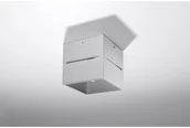 Oprawy, klosze i abażury - Sollux Lighting Oprawa sufitowa LOBO szary SL.0208 - miniaturka - grafika 1
