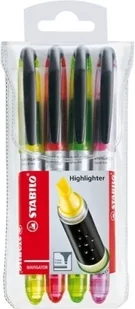 Stabilo Zakreślacz NAVIGATOR ETUI 4 KOLORY 545/4 - Zakreślacze - miniaturka - grafika 2