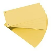 Przekładki do segregatorów - Herlitz PRZEKŁADKI 1/3 A4 KART. ŻÓŁTE ECO 100szt - miniaturka - grafika 1
