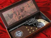 Repliki - broń - Hiszpania COLT PEACE MAKER 1873r SINGLE ACTION ARMY CAL 45 stalowy jasny - miniaturka - grafika 1