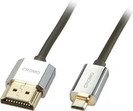 Kable - Lindy 41680 płaski Kabel HDMI - Micro HDMI (typu D) 1.4a High Speed Cat2 Etherne - miniaturka - grafika 1