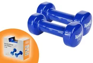 Pozostały sprzęt siłowy - Allright ZESTAW OBCIĄŻNIKÓW WINYLOWYCH 2 x 2 KG - miniaturka - grafika 1