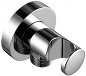 Akcesoria hydrauliczne - Kludi Przyłącze kątowe do węża natryskowego ze ściennym uchwytem natryskowym chr - miniaturka - grafika 1